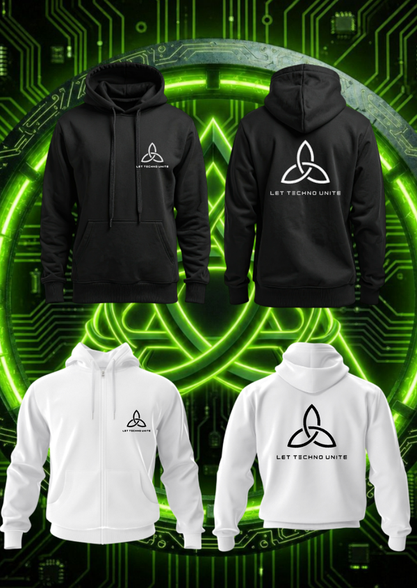 Hoody Let Techno Unite