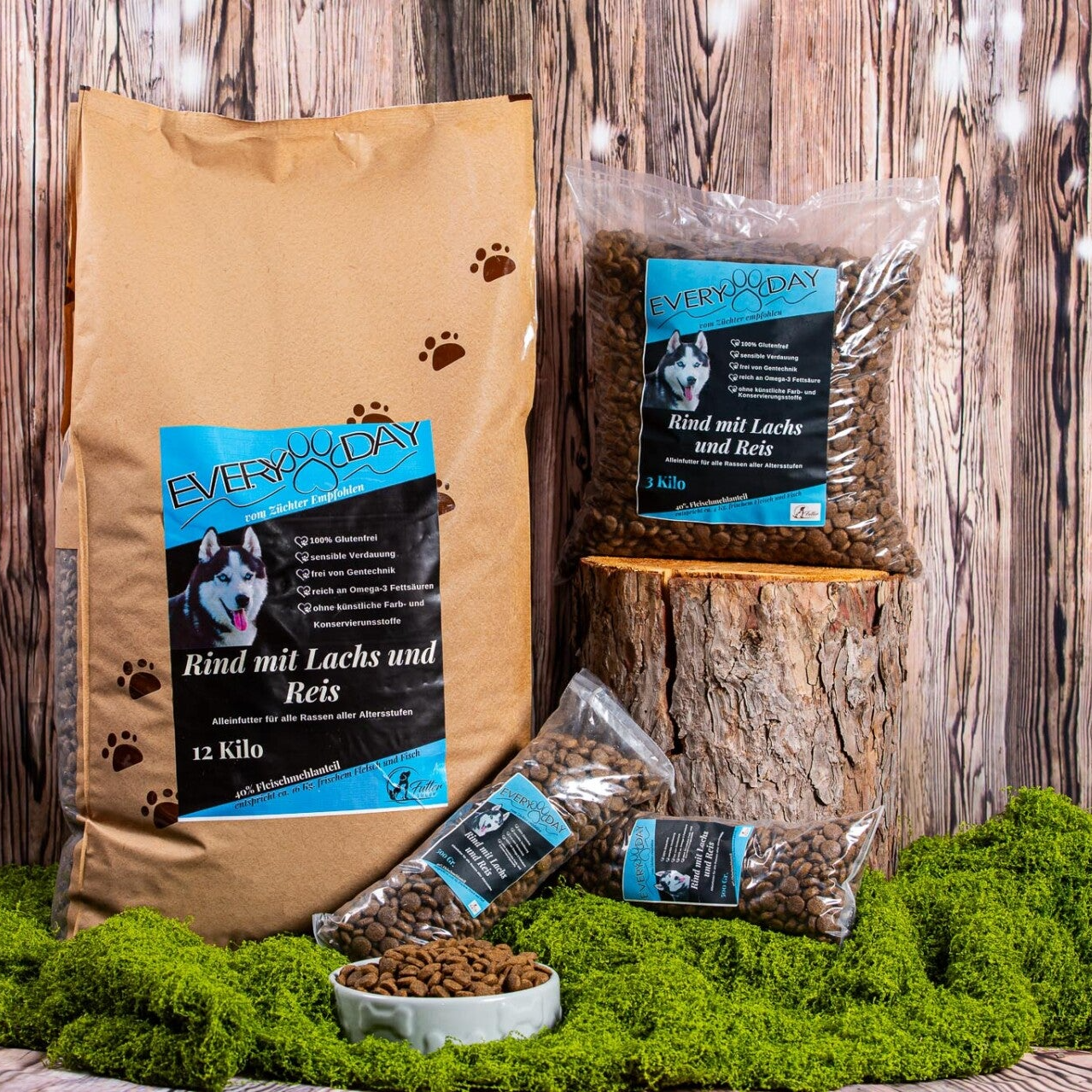 Every Day  - Rind mit Lachs und Reis