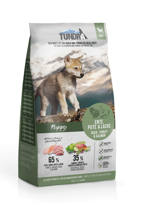 Tundra Dog Puppy Ente, Pute & Lachs