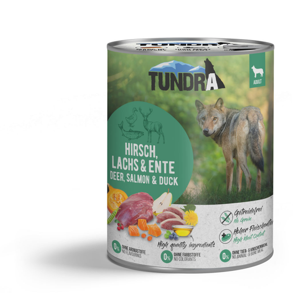 Tundra Dog Hirsch, Lachs & Ente 400g