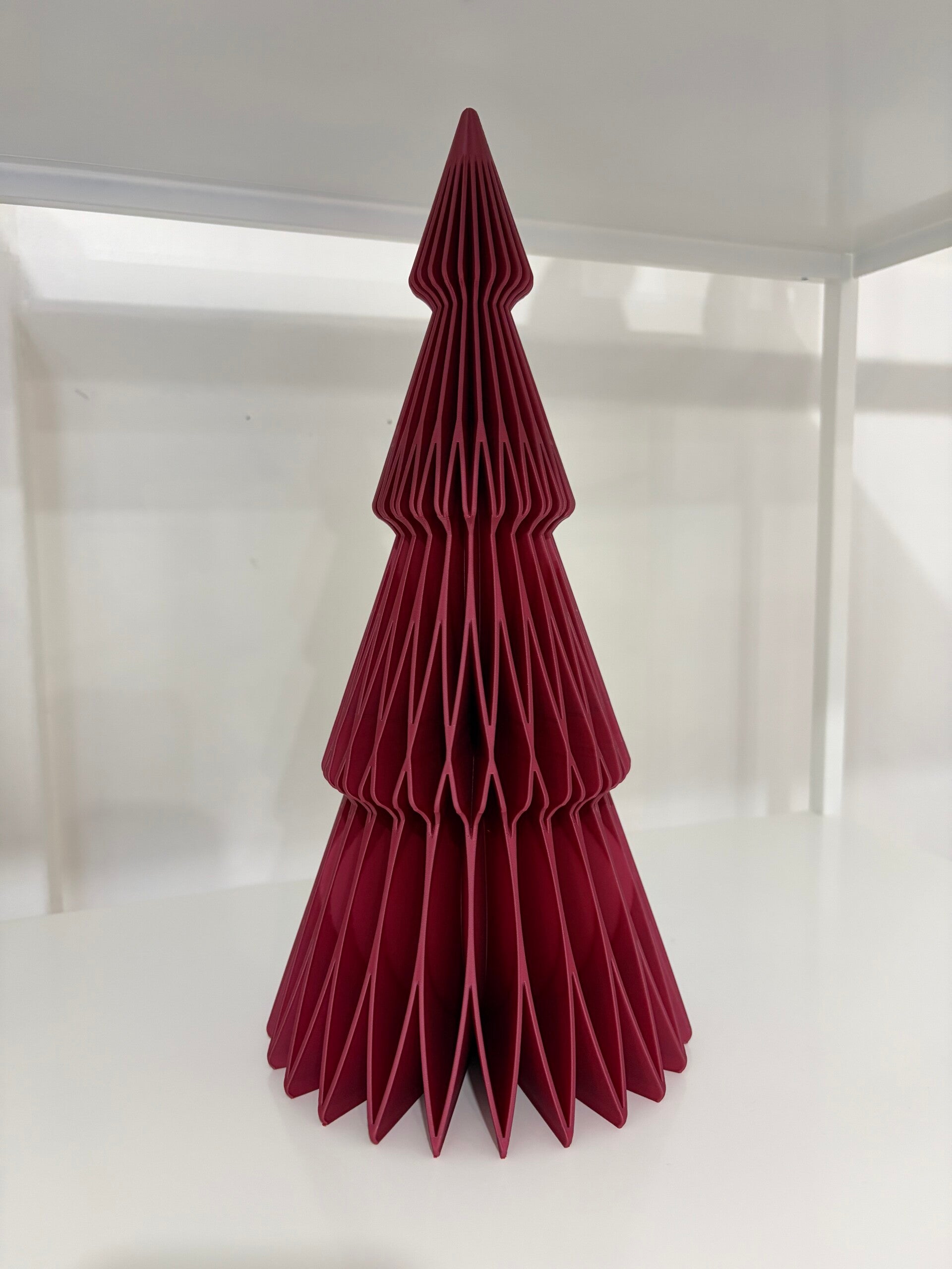 XL Kerstboom wijnrood