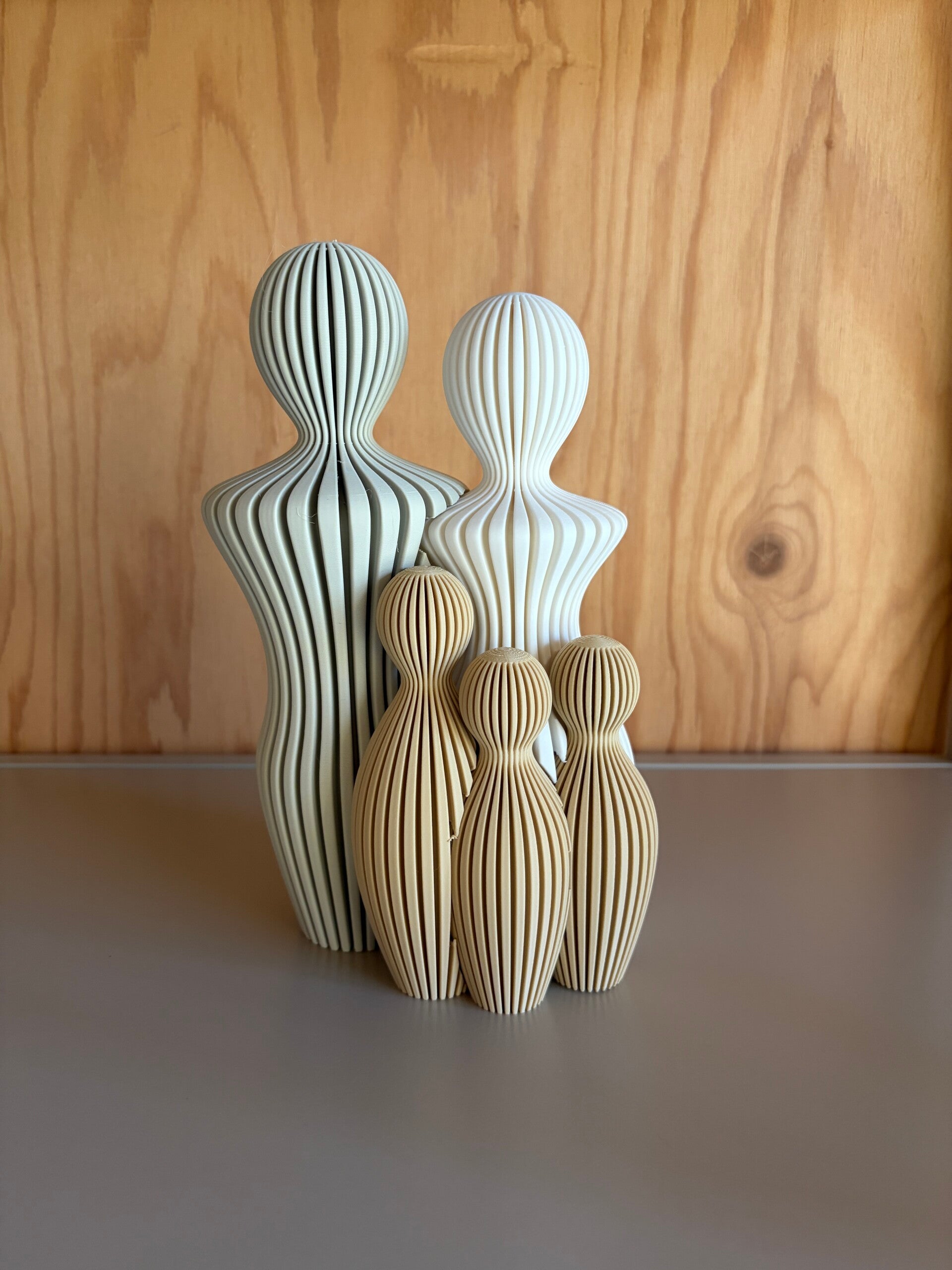 Gezin Tweeling Kahki