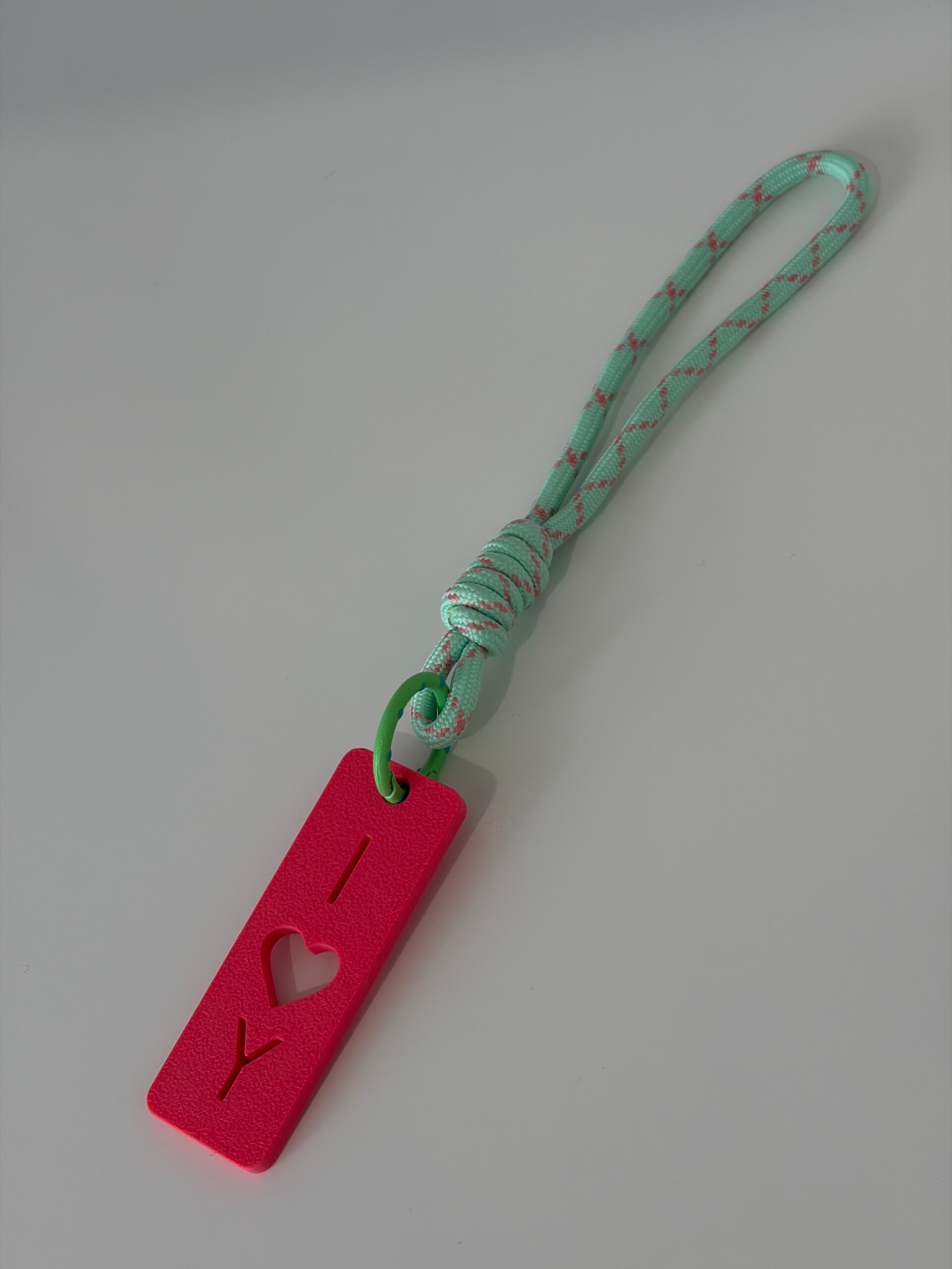 Sleutelhanger I love U rechthoek