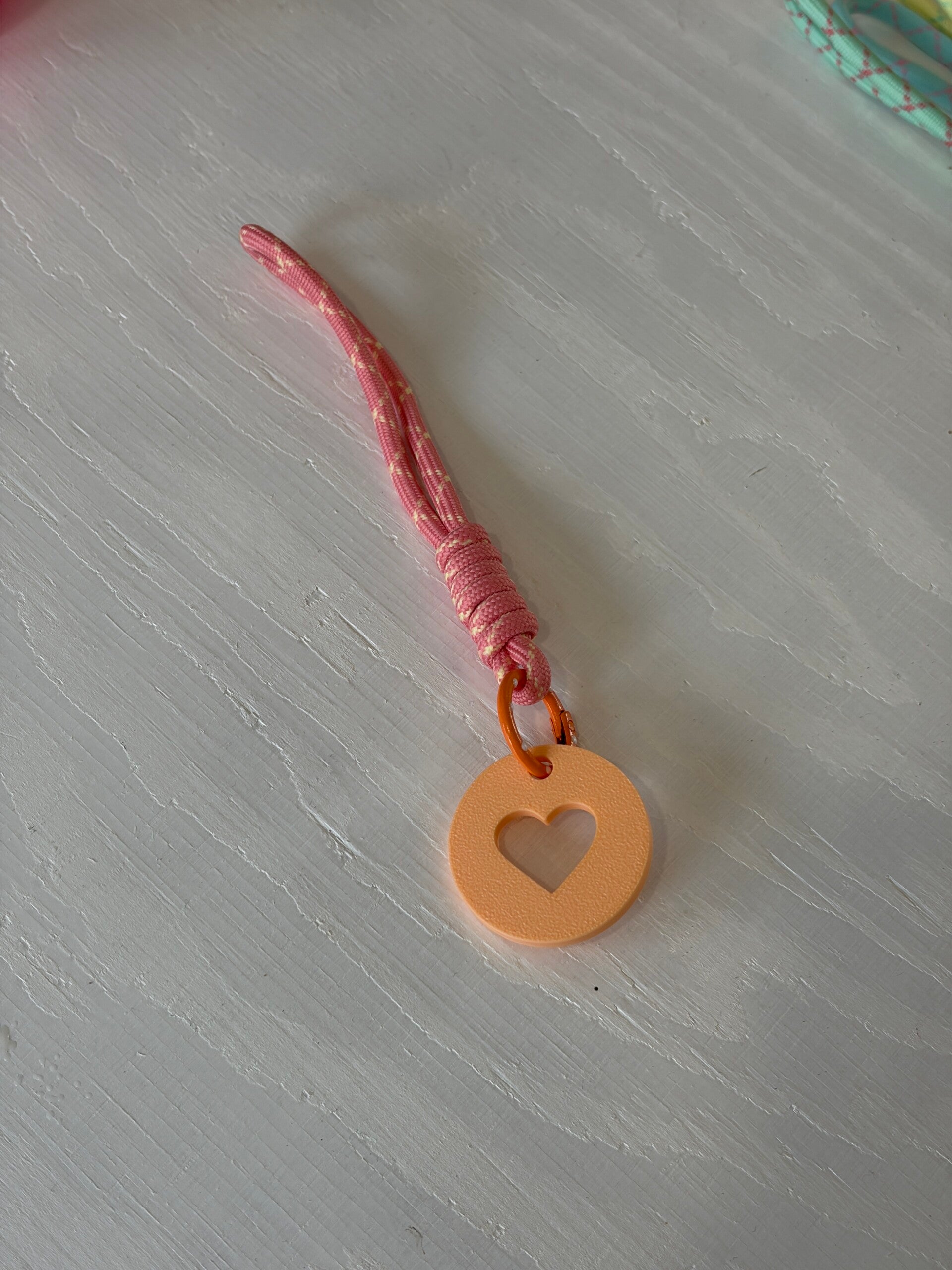 Sleutelhanger Hartje rond