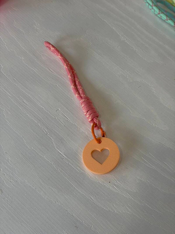 Sleutelhanger Hartje rond