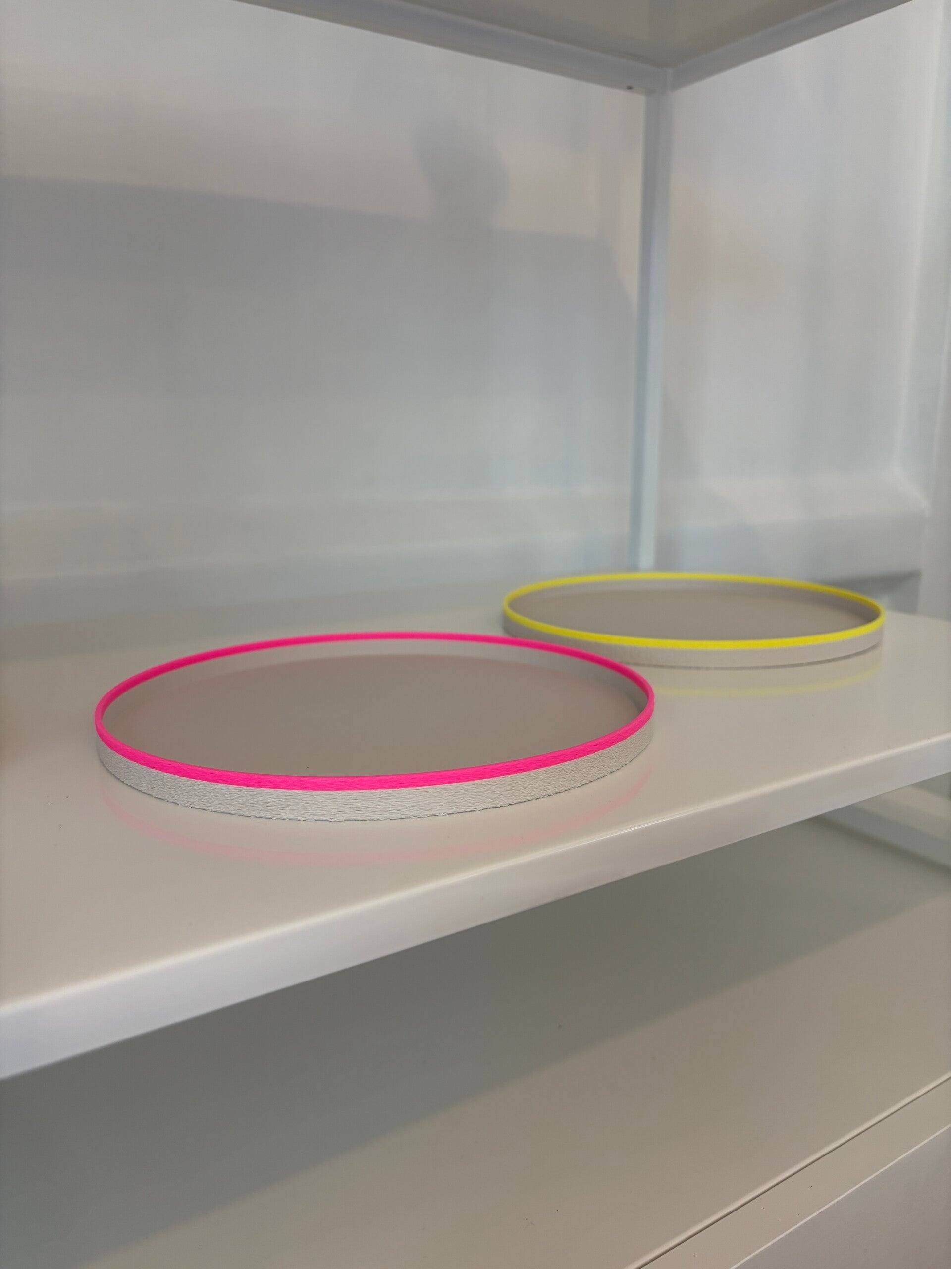 Decoratieve tray neon 20 cm