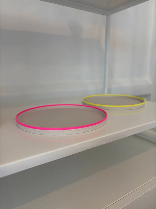 Decoratieve tray neon 20 cm