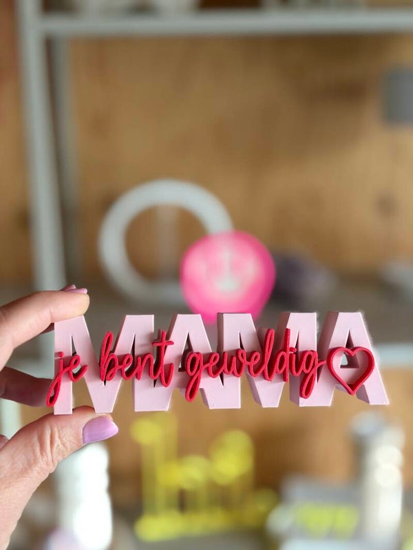 Wordpop Mama je bent geweldig