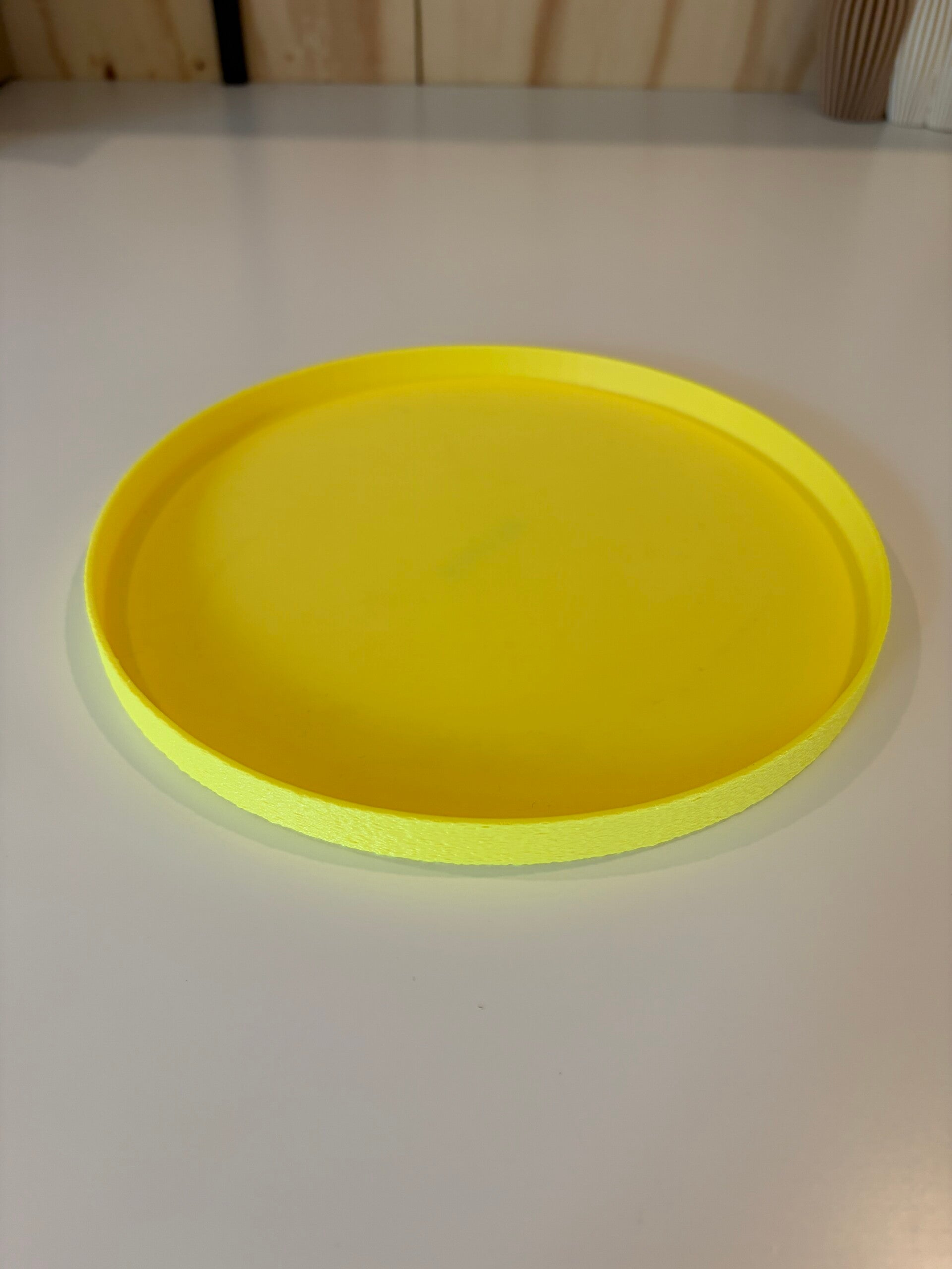 FH trays 20 cm neon geel