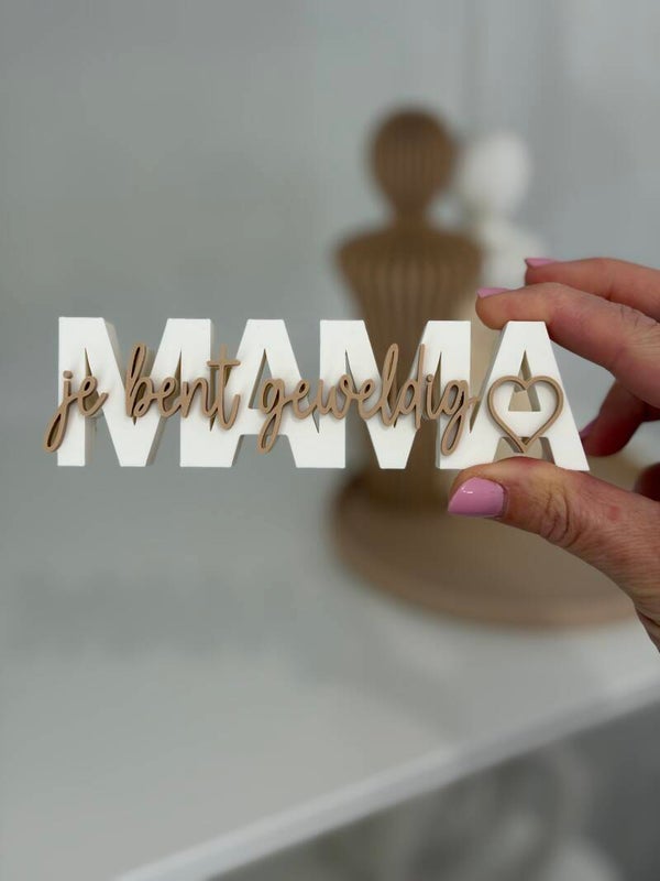 Wordpop mama je bent geweldig neutraal