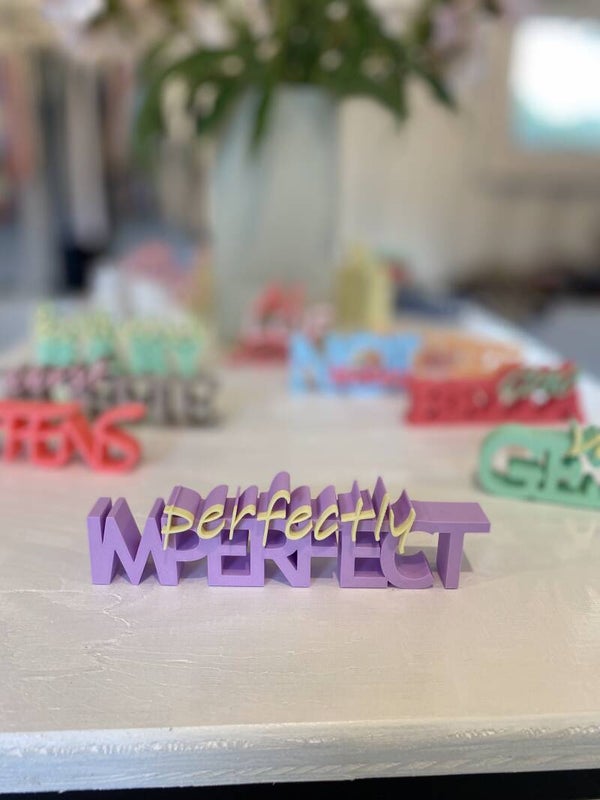 Wordpop Perfectly imperfect