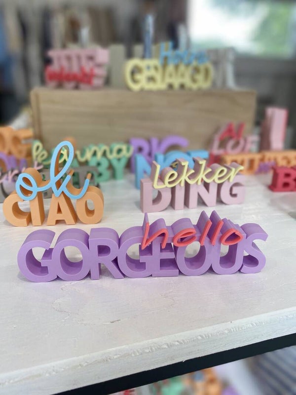 Wordpop Hello Gorgeous