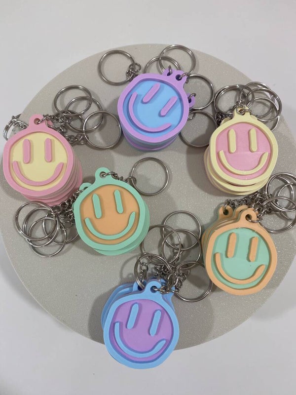 Smiley sleutelhanger