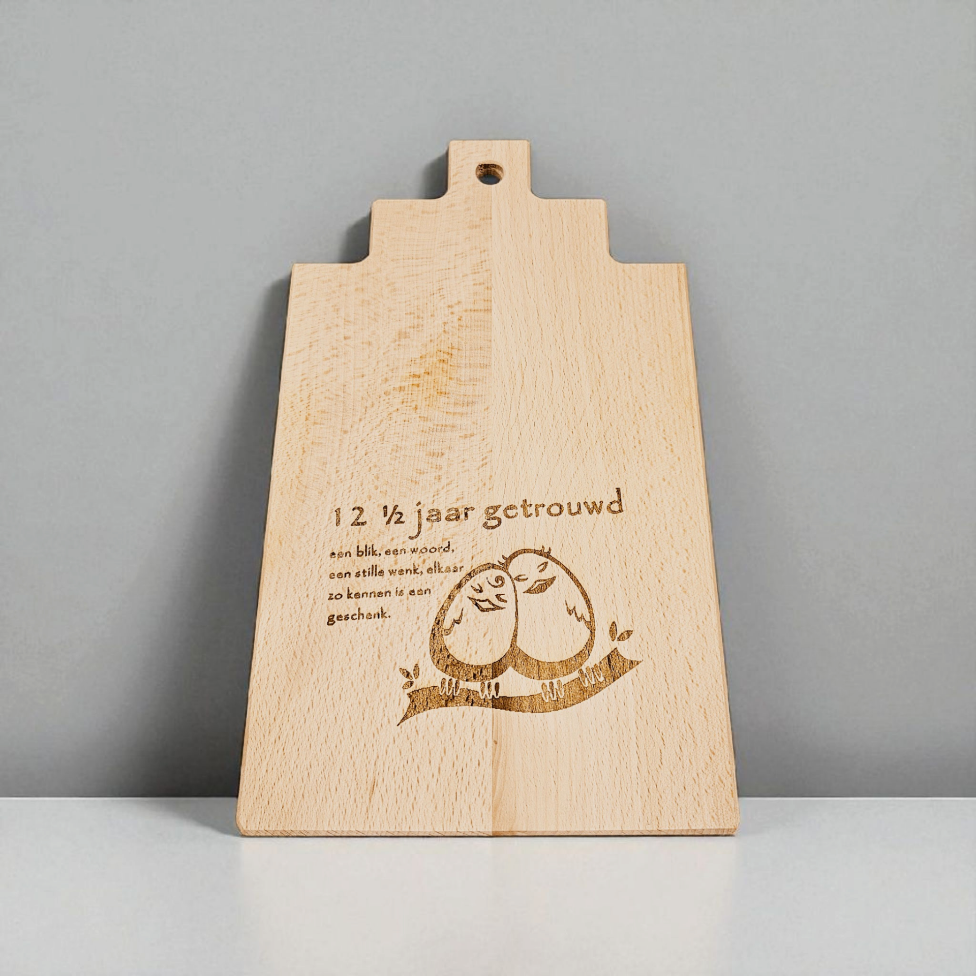 Borrelplank 12,5 jaar getrouwd