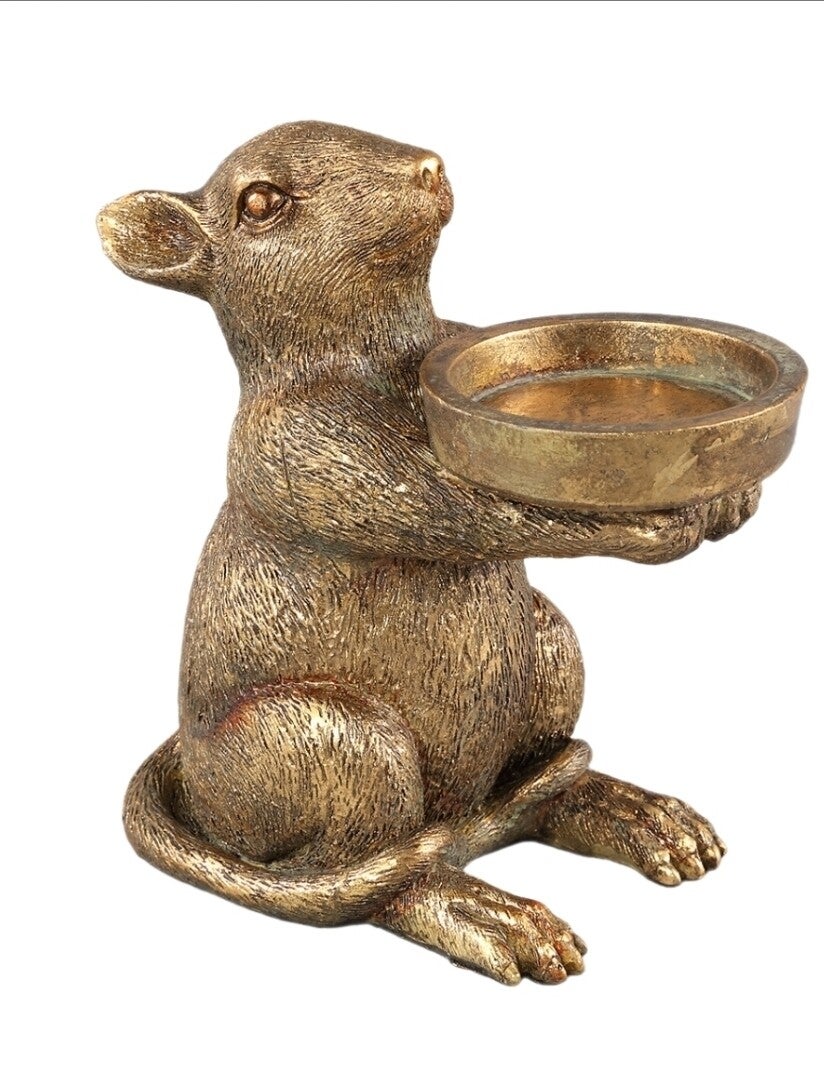 PTMD theelichthouder Miro goudkleurig