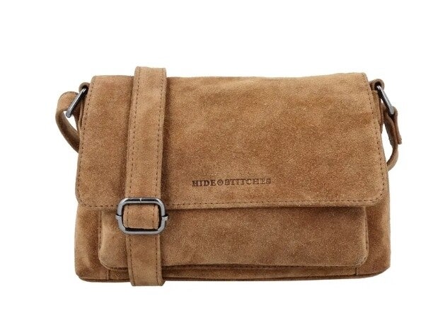 Hide & Stitches Brazos Lederen Schoudertas