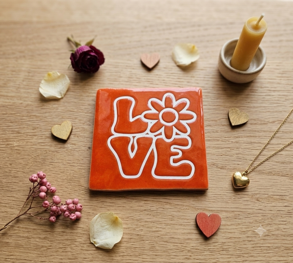 Tegeltje 'love'