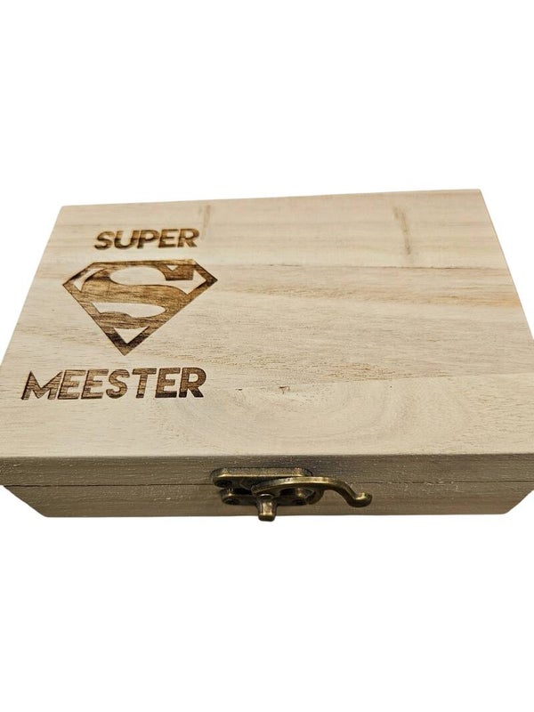 Pennen doosje super meester