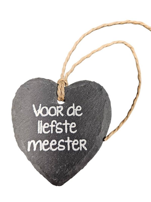 Leisteen hartje meester