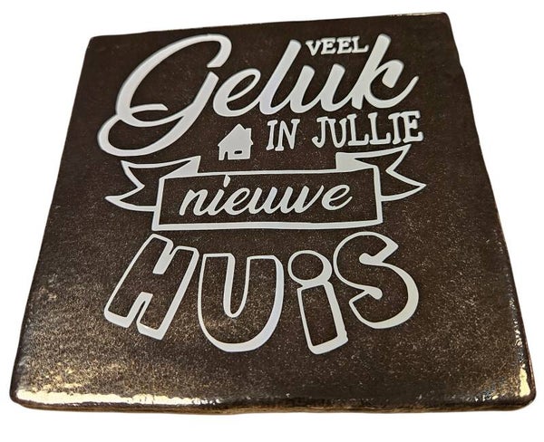 Tegeltje 'nieuw huis'
