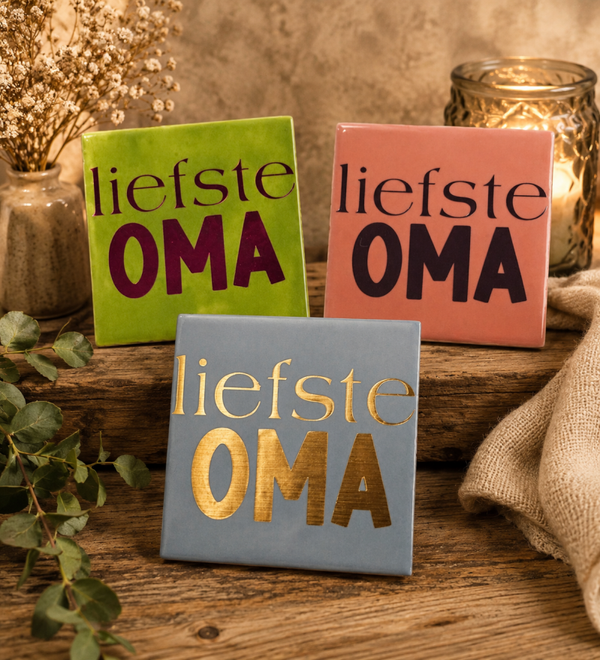 Tegeltje 'liefste oma'