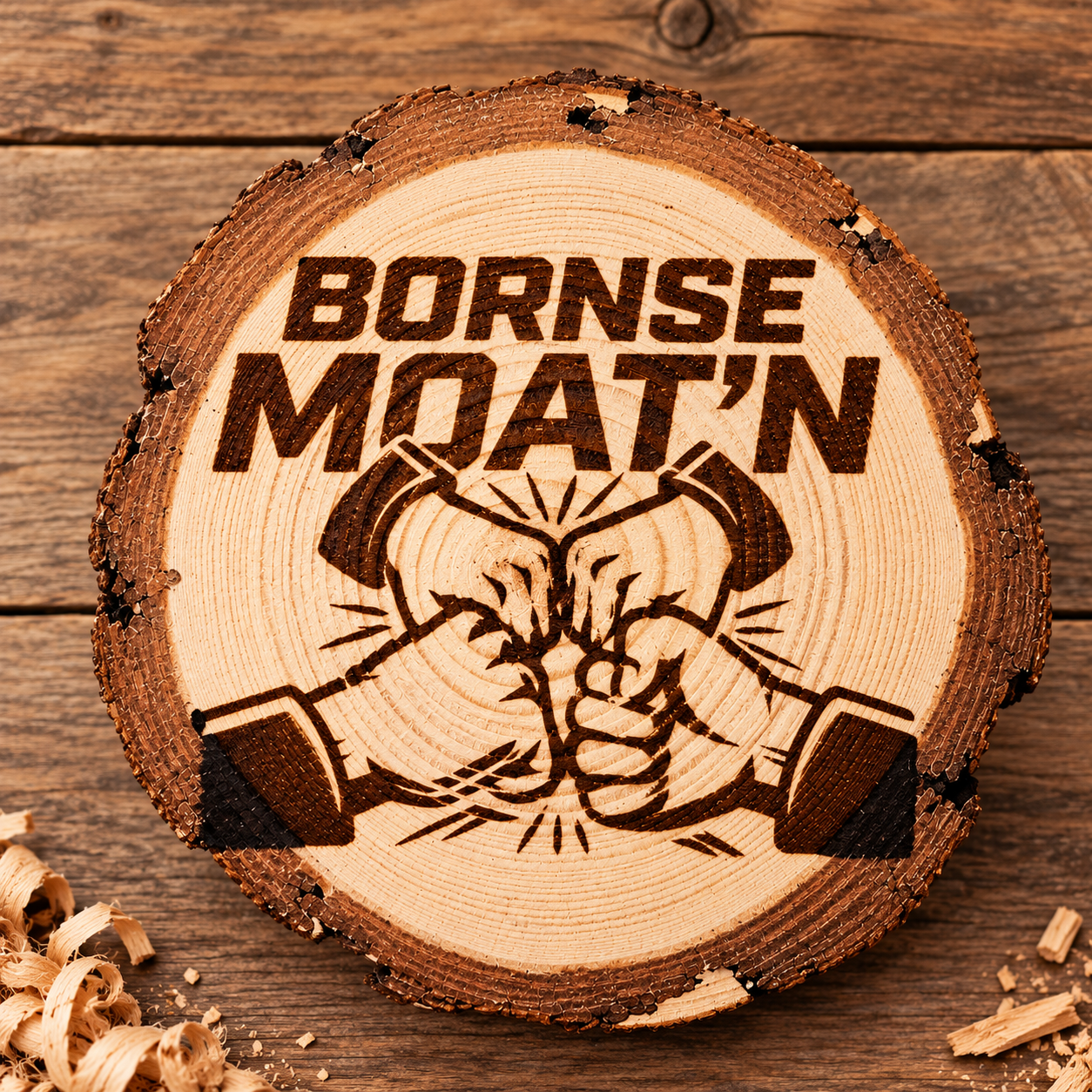 Boomschijf Bornse moat'n