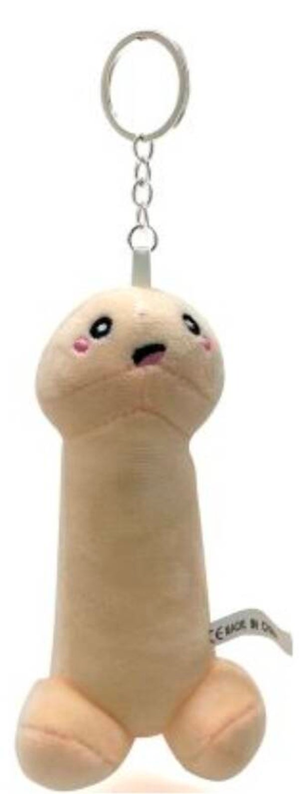 Pluche piemel sleutelhanger