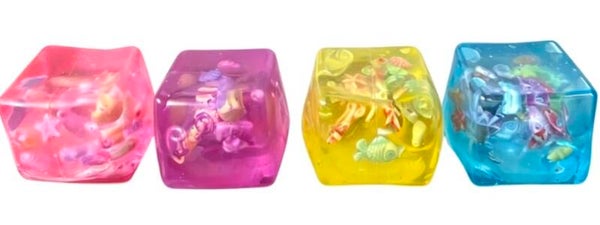 Squishy sugar cube fidget animals