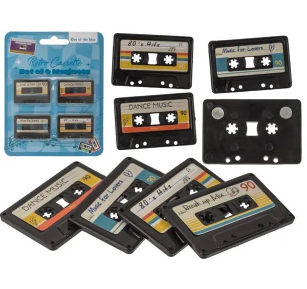Koelkast magneten cassette bandjes