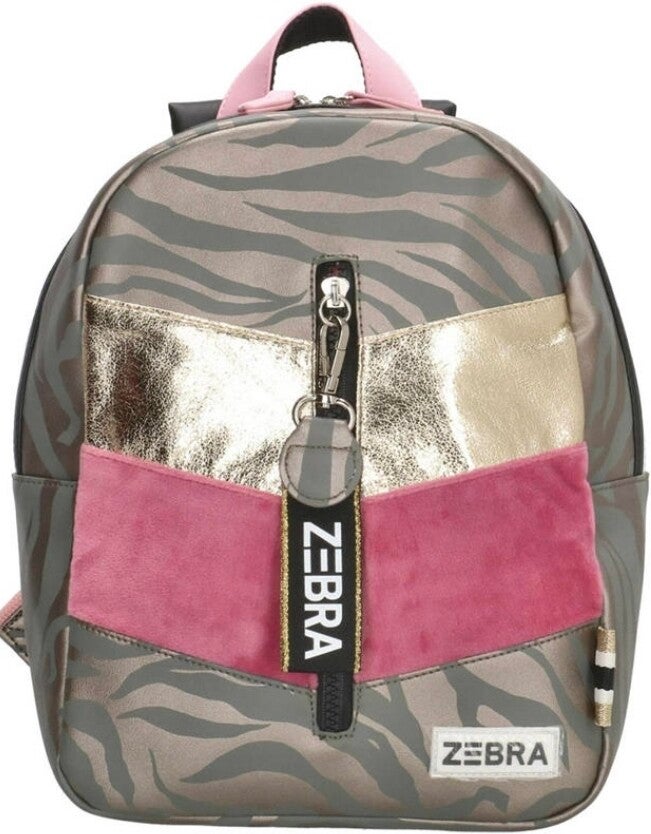 Zebra Trends  rugzak Velvet Zebra grijs