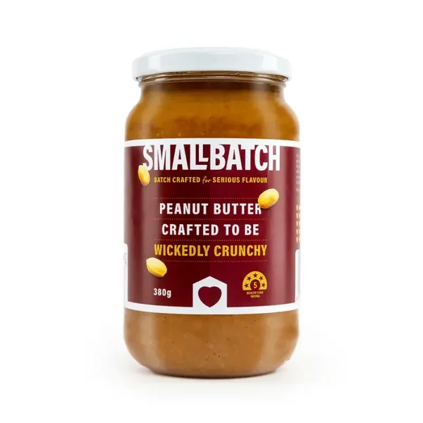 Small Batch NZ Peanut Butter Wickedly Crunchy 700g