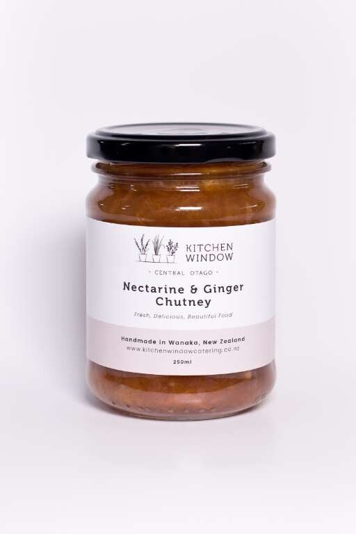 Kitchen Window Nectarine & Ginger Chutney 250ml