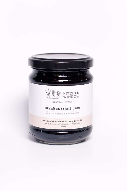 Kitchen Window Blackcurrant Jam 200ml