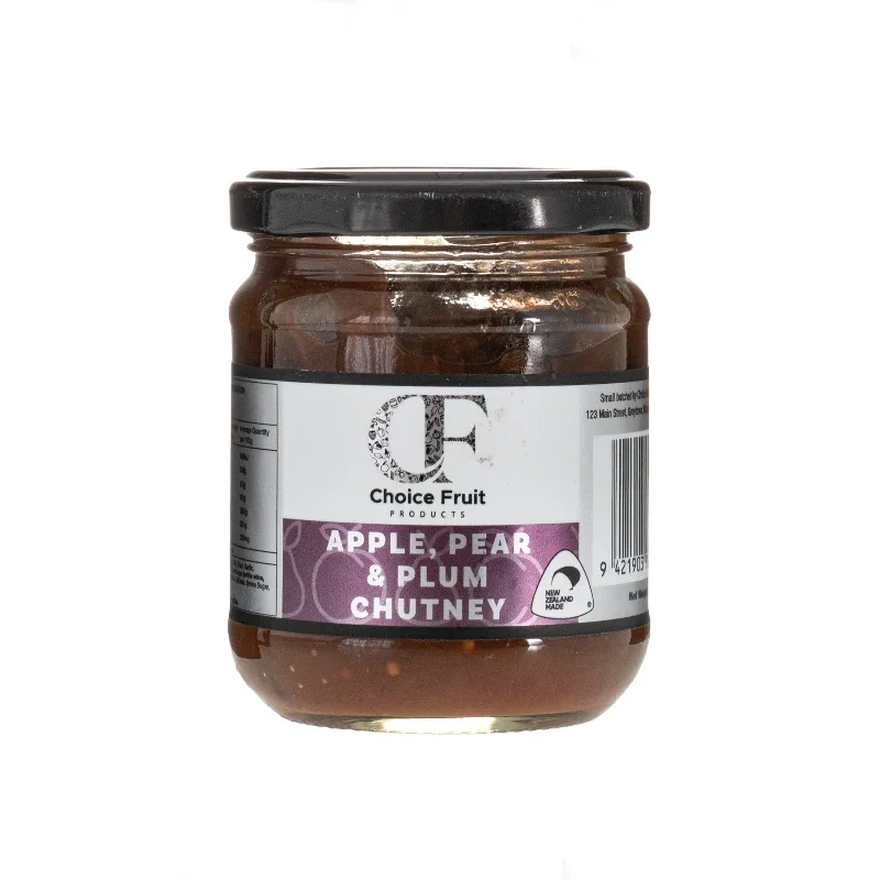 Choice Fruit Products Apple, Pear & Plum Chutney 210g
