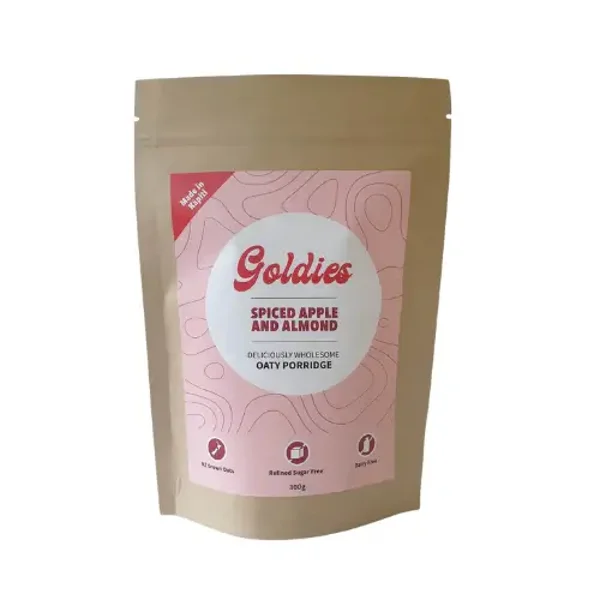Goldies Spiced Apple & Almond Oaty Porridge Pouch 300g