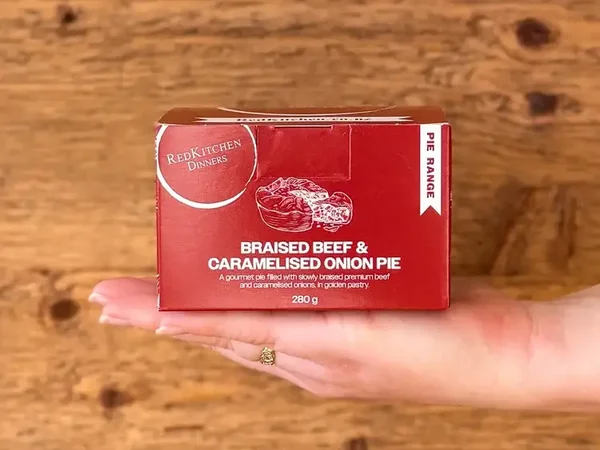 Red Kitchen Braised Beef & Caramelised Onion Pie