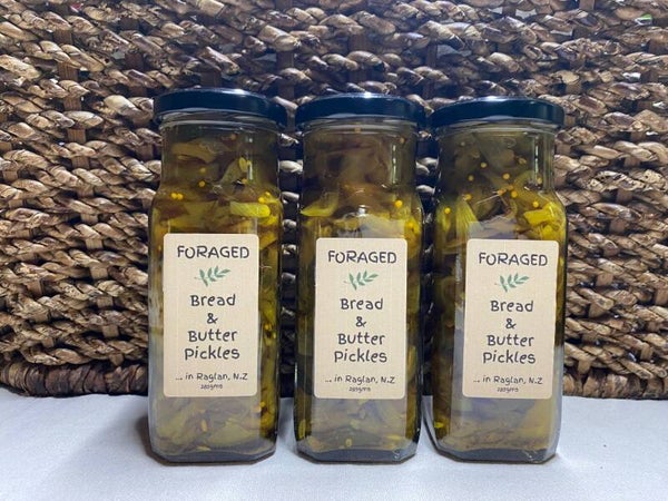 Foraged in Raglan Bread & Butter Pickles 250ml
