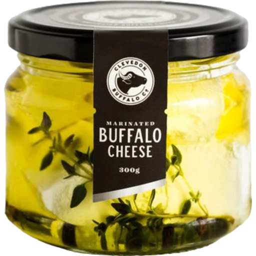 Clevedon Buffalo Marinated Mozarella Cheese Garlic & Thyme 300g