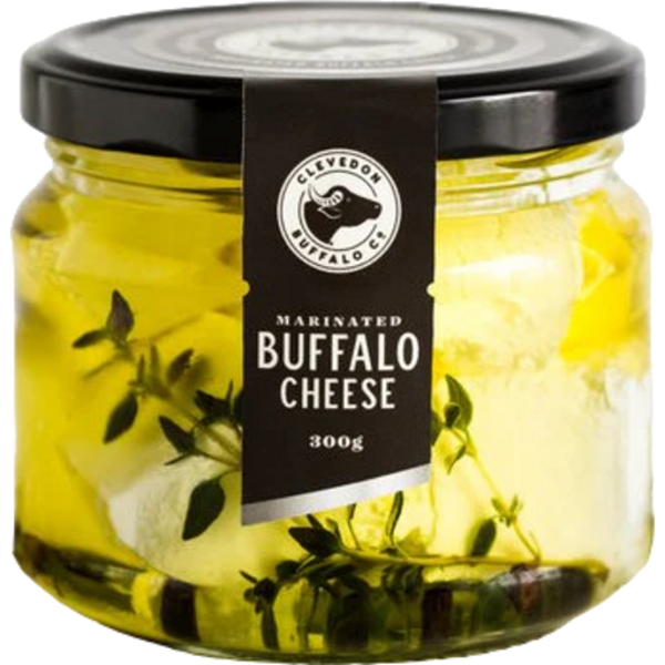 Clevedon Buffalo Marinated Mozarella Cheese Garlic & Thyme 300g