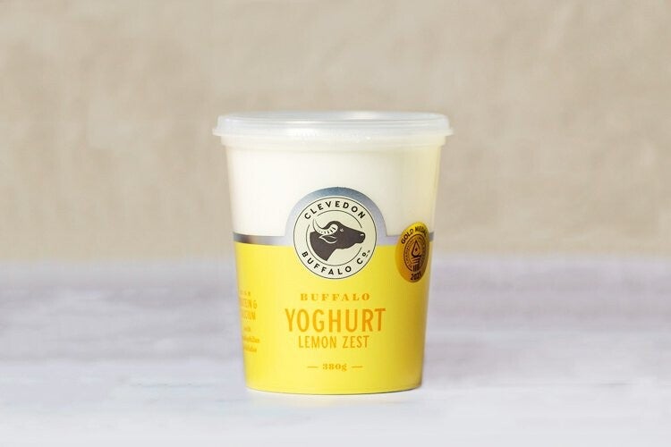 Clevedon Buffalo Yoghurt Lemon Zest 380g