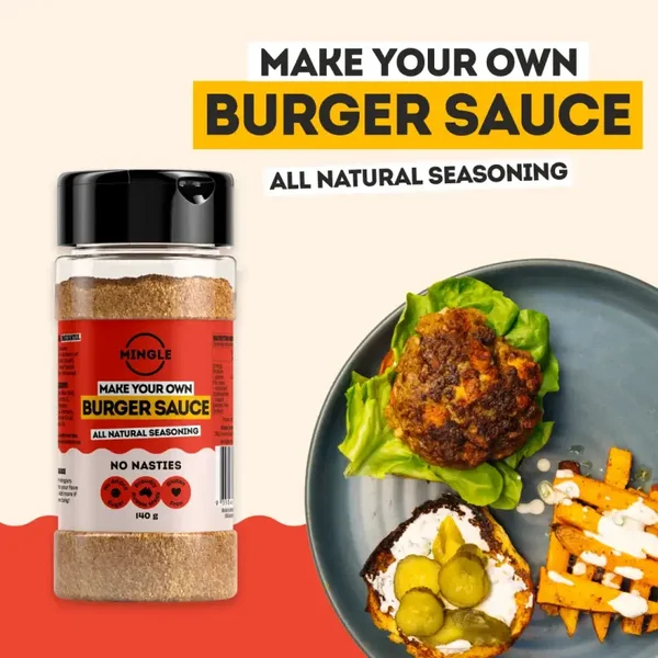 Mingle Make Your Own Burger Sauce Large Shaker 140g