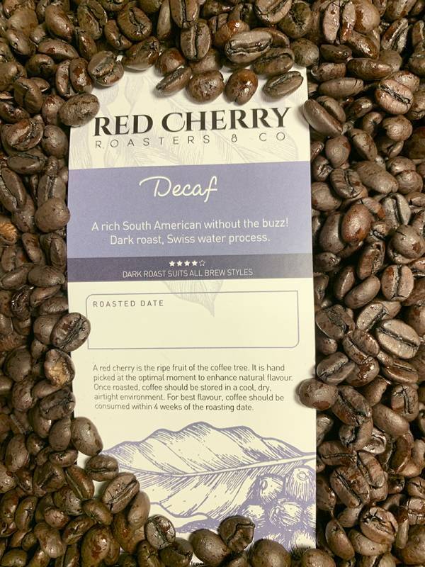 Red Cherry Roasters Decaf Coffee Beans 250g