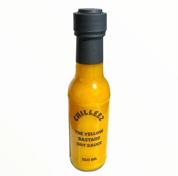 Chilleez NZ The Yellow Bastard Hot Sauce 150ml