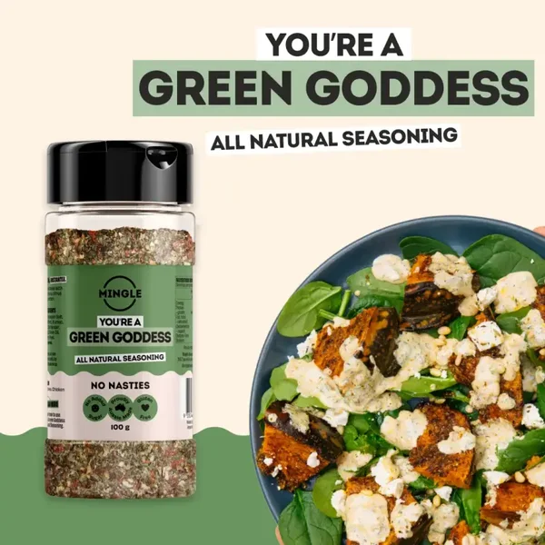 Mingle You're A Green Goddess Large Shaker 100g