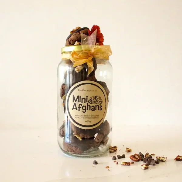 Red Kitchen Mini Afghans Jar 400g