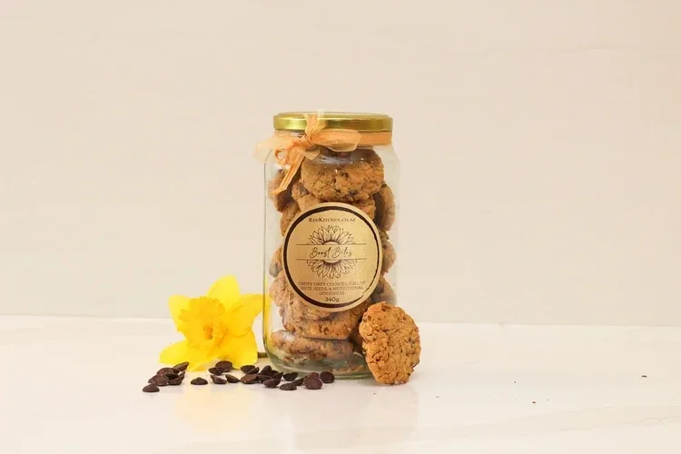 Red Kitchen Boost Bite Cookies Jar 340g