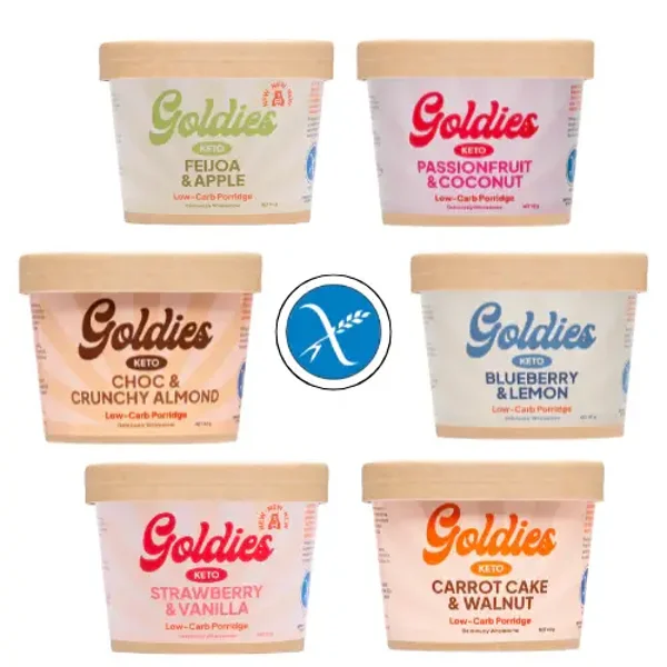Goldies Keto Porridge Pots 40g