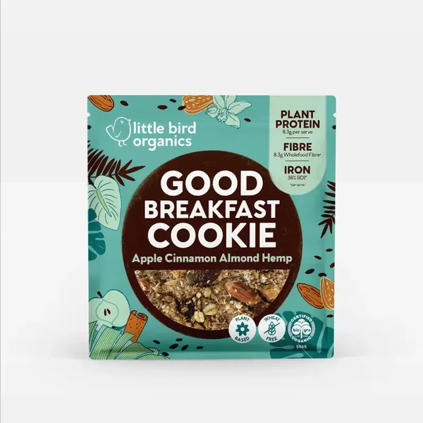 Little Bird Organics Good Breakfast Cookie - Apple Cinnamon Hemp 70g
