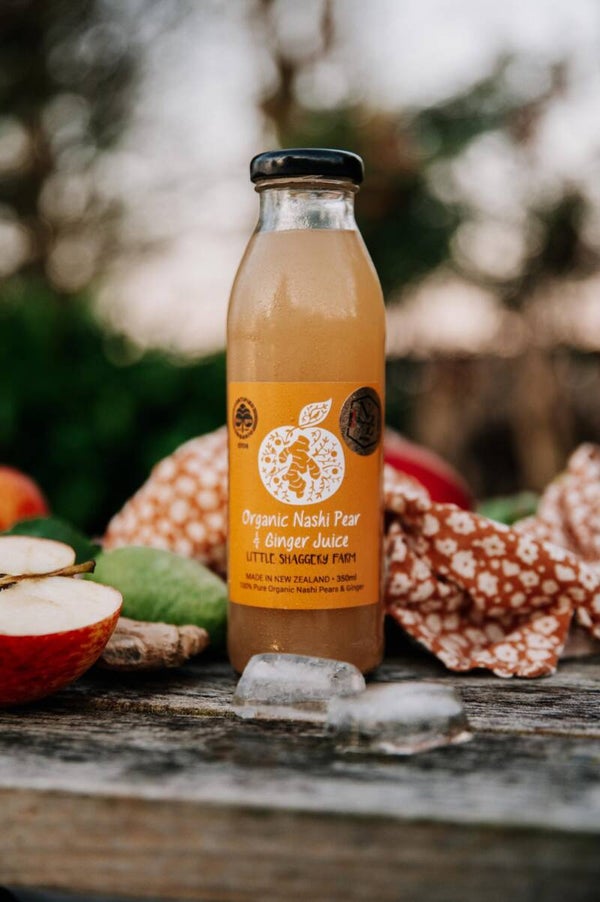 Little Shaggery Farm Organic Nashi Pear & Ginger Juice 350ml
