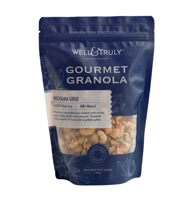 Well & Truly Macadamia Gold Gourmet Granola 350g
